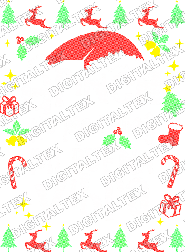 Borde navideño con gorro y motivos